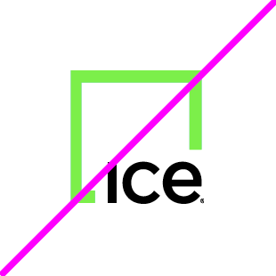 incorrect ice logo example