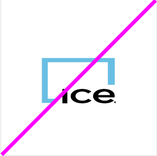 incorrect ice logo example