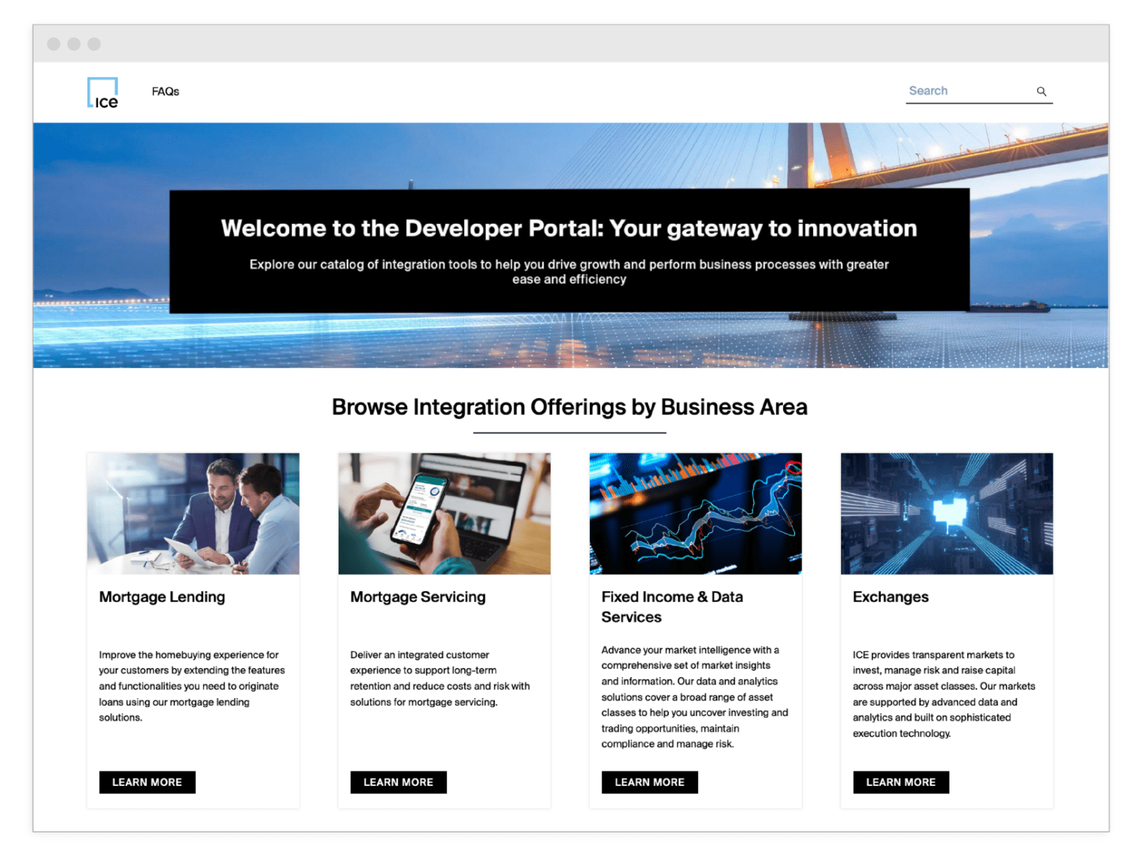 Browse connections with the Developer Portal