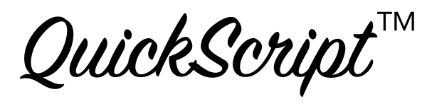 QuickScript logo